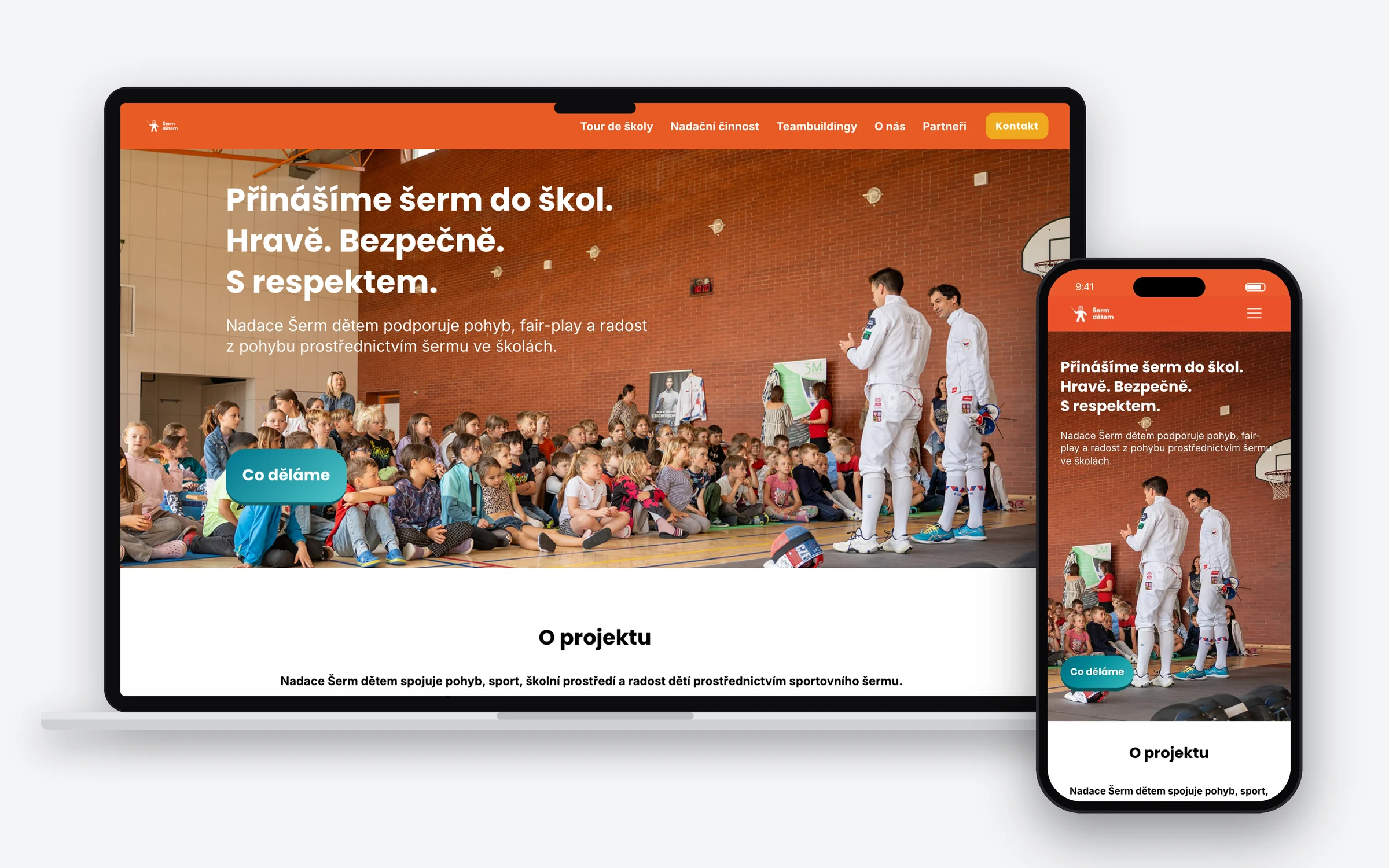 Web sermdetem.cz na počítači i v mobilu