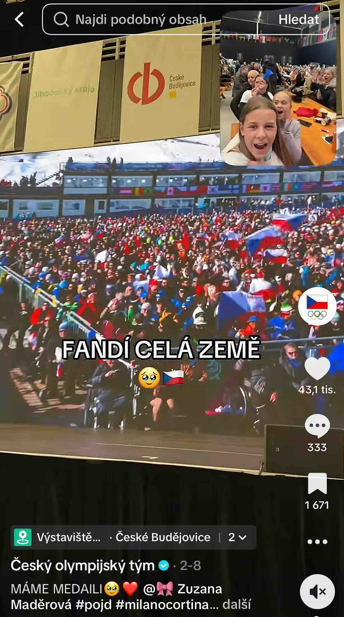 Fandí celá země — dual capture